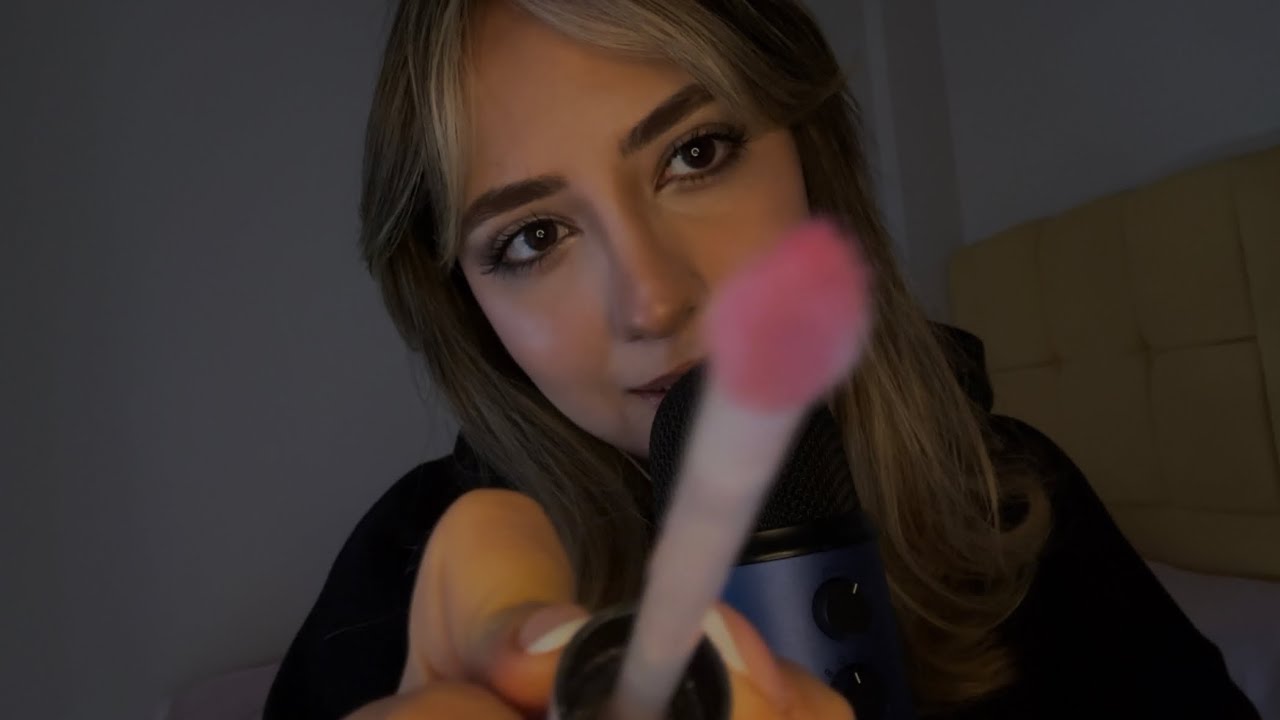 ASMR | Arkadaşın Sana Makyaj Yapıyor | Blue Yeti