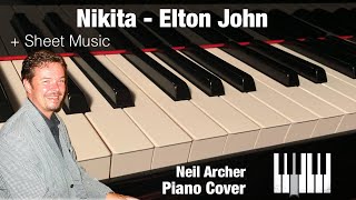 Nikita - Elton John - Piano Cover + Sheet Music chords