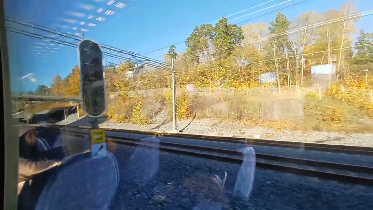 Pendeltåg Från Stockholm Odenplan Till Jakobsberg