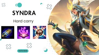 Syndra - Hard carry (S20 rank gameplay) #wildrift 