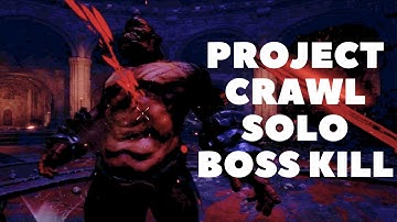 Solo Boss Kill | Project Crawl Dungeonborne Alpha Playtest Gameplay