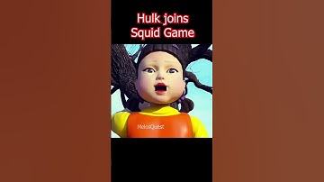Hulk joins squid game #shorts