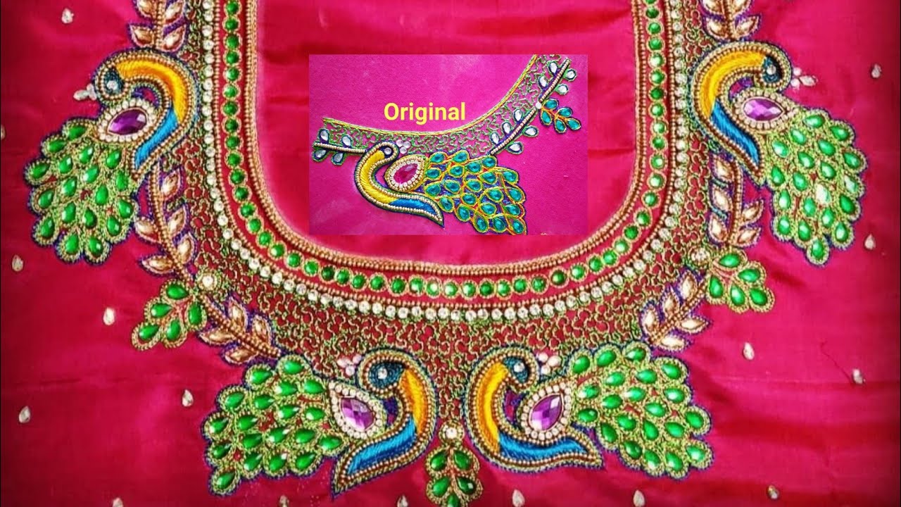 Featured image of post Peacock Maggam Work Designs For Hands