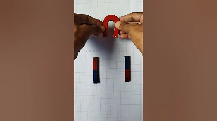 Bar Magnet vs Horse shoe magnet #shorts #science #ytshorts