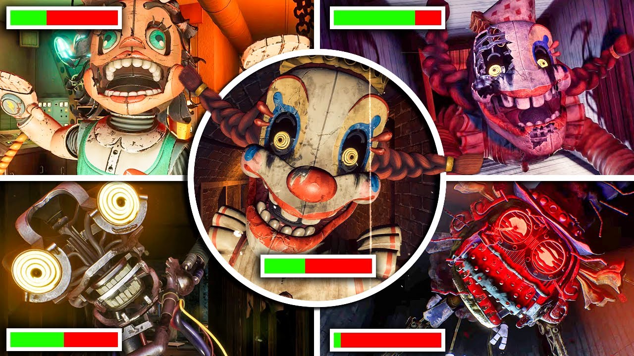 FNAF Secret of The Mimic - All BOSSES With HEALTHBARS