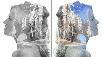 How  to create a Double Exposure Effect in Photoshop ( in Tamil with ESubs )