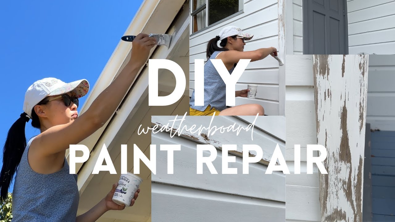 DIY paint repair on weatherboard/clapboard/lap siding YouTube