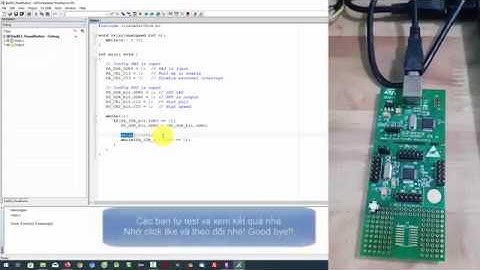 STM8S IAR - Bài 02: GPIO Đọc nút nhấn
