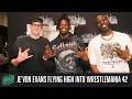 Je'Von Evans Is Flying High into WrestleMania 42!