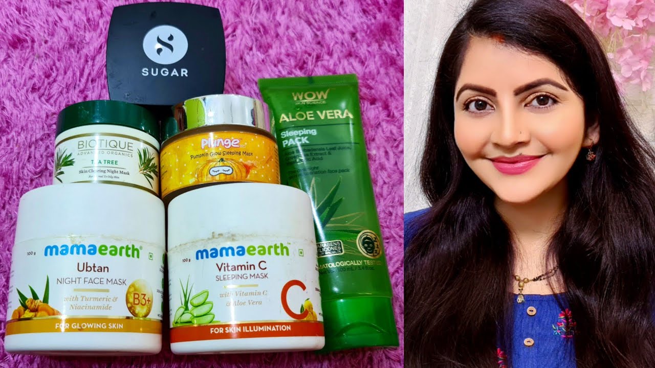 Night face mask for summers for oily dry combination skin RARA