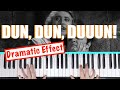 How to play dun dun duuun shock horror on piano dramatic effect