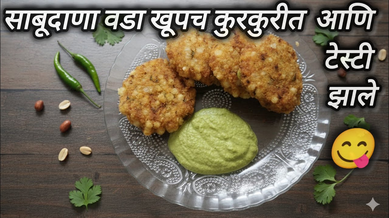 कुरकुरीत साबुदाणा वडा | Sabudana vada Recipe Live #cooking#live#soulfulsangeeta