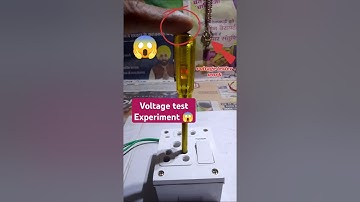 The Shocking Truth About Voltage Testers 😱 #shorts #diy #experiment
