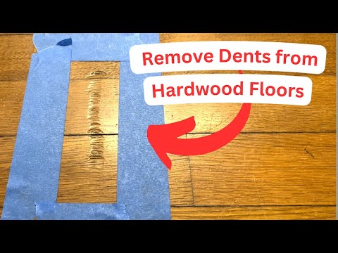 How to Repair Dents in Wood Floors | Fix Damaged Wood with Steam | Remove Wood Indentations |