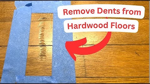 How to Repair Dents in Wood Floors | Fix Damaged Wood with Steam | Remove Wood Indentations |