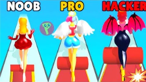 CARPET ROLLER | NOOB vs PRO vs HACKER in Carpet Roller