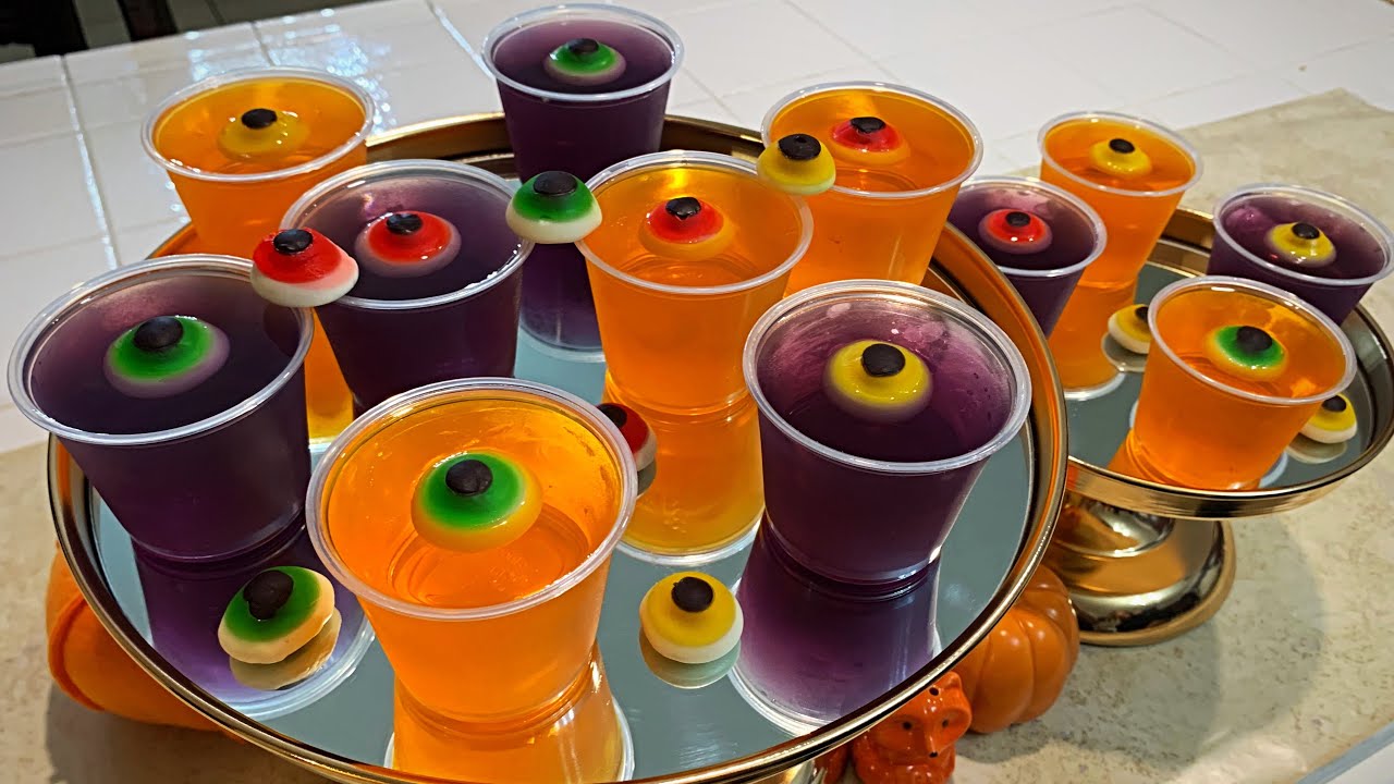 Gelatinas Con Ojos 👀 Para Halloween / Riquísimas!! YouTube