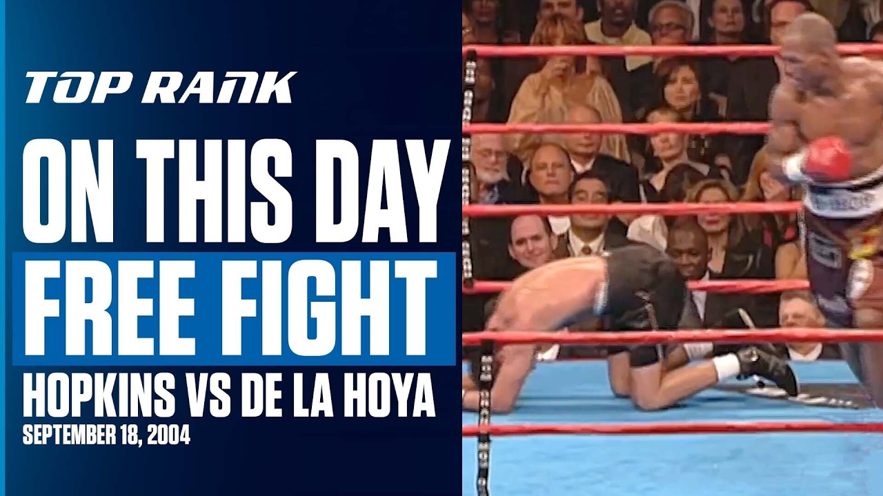 Hopkins Folds De La Hoya With INSANE Body Shot | ON THIS DAY 