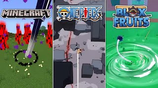 Mochi Mochi No Mi Katakuri Minecraft VS Blox Fruits VS Anime