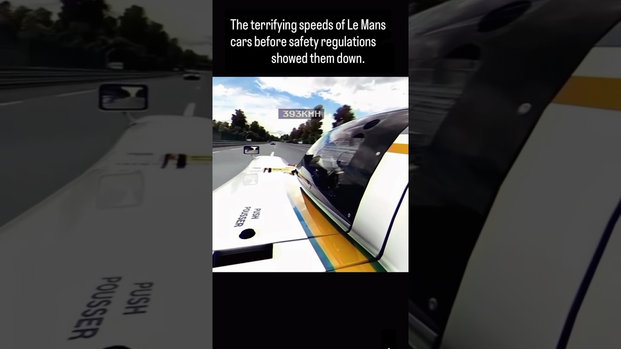 The Insane Speeds of Le Mans Cars…Before They Slowed Them Down 🤬