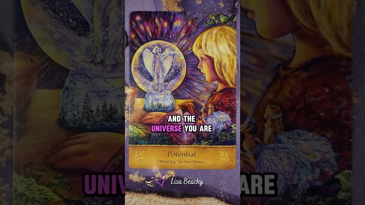 Think BIGGER 💜 Daily Angel Message Card for Today