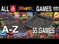 All atari jaguar games  55 games  compilation