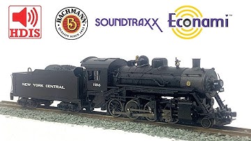 How Does It Sound? N Scale Bachmann Consolidation Econami Soundtraxx Sound Value
