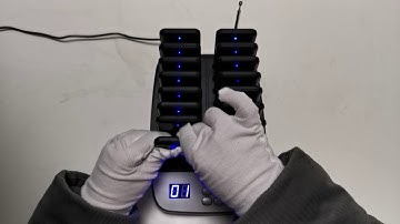 How to Guest paging system SOLT Coaster Pager TZ S03