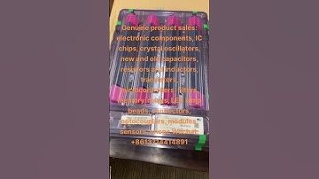 Genuine product sales: electronic components, IC chips, crystal oscillators, new and old capacitors