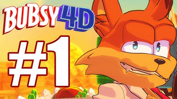 Bubsy 4D Gameplay Walkthrough Part 1
