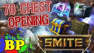 SMITE | Opening 70 Chests! | Biggest Chest Opening Yet!