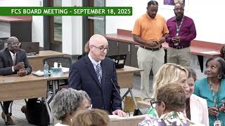 September 18, 2025 Recognitions Segment (South Learning Center)