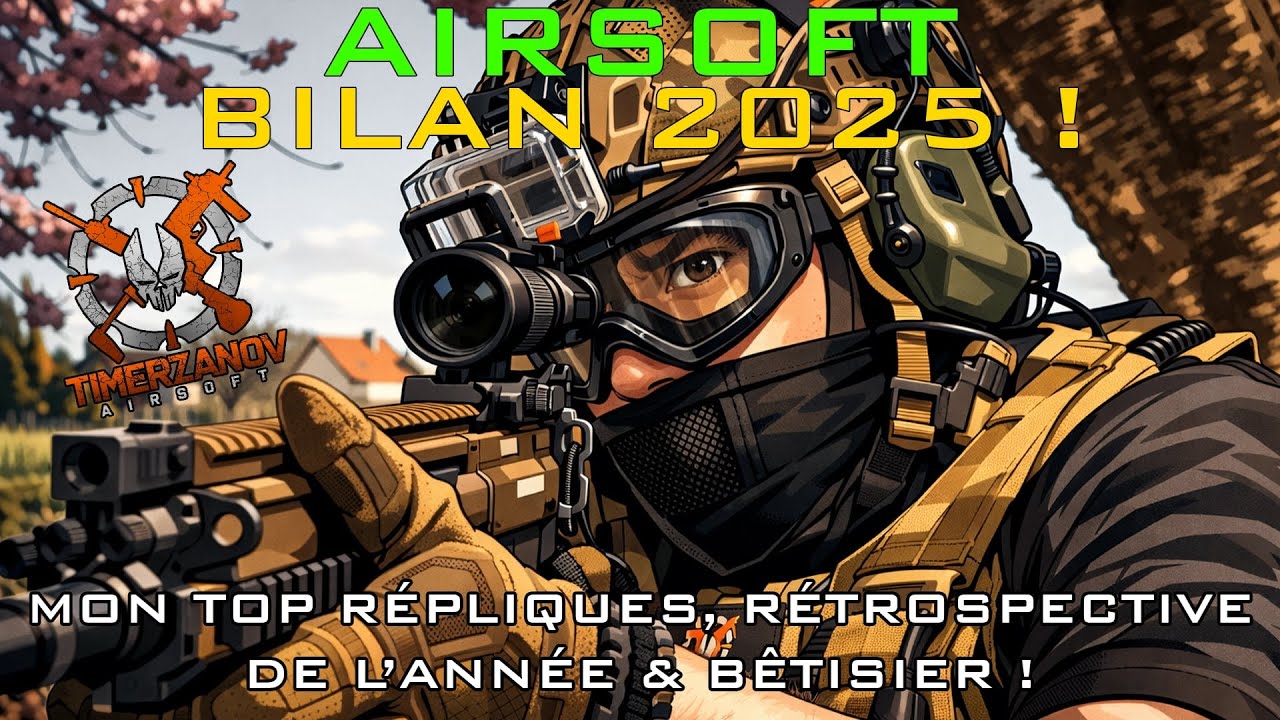 AIRSOFT - BILAN 2025 ! Mon top répliques 2025 - Rétrospective de l'année & bêtisier ! [FR]