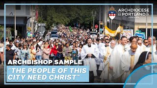 Over 3,000 Catholics Fill the Streets of Portland, Oregon