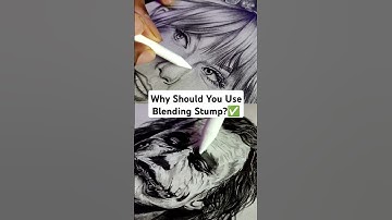 Why Should You Use Blending Stump✅ #arttips #shorts
