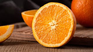 Fresh Orange Fruit Zoom Out | Fruit Texture | Free Video - No Copyright