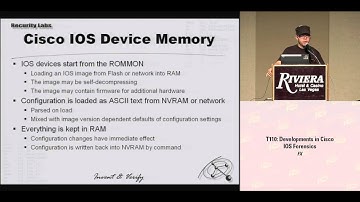 DEF CON 16 Hacking Conference Presentation By FX - Developments in Cisco IOS Forensics - Video and Slides
