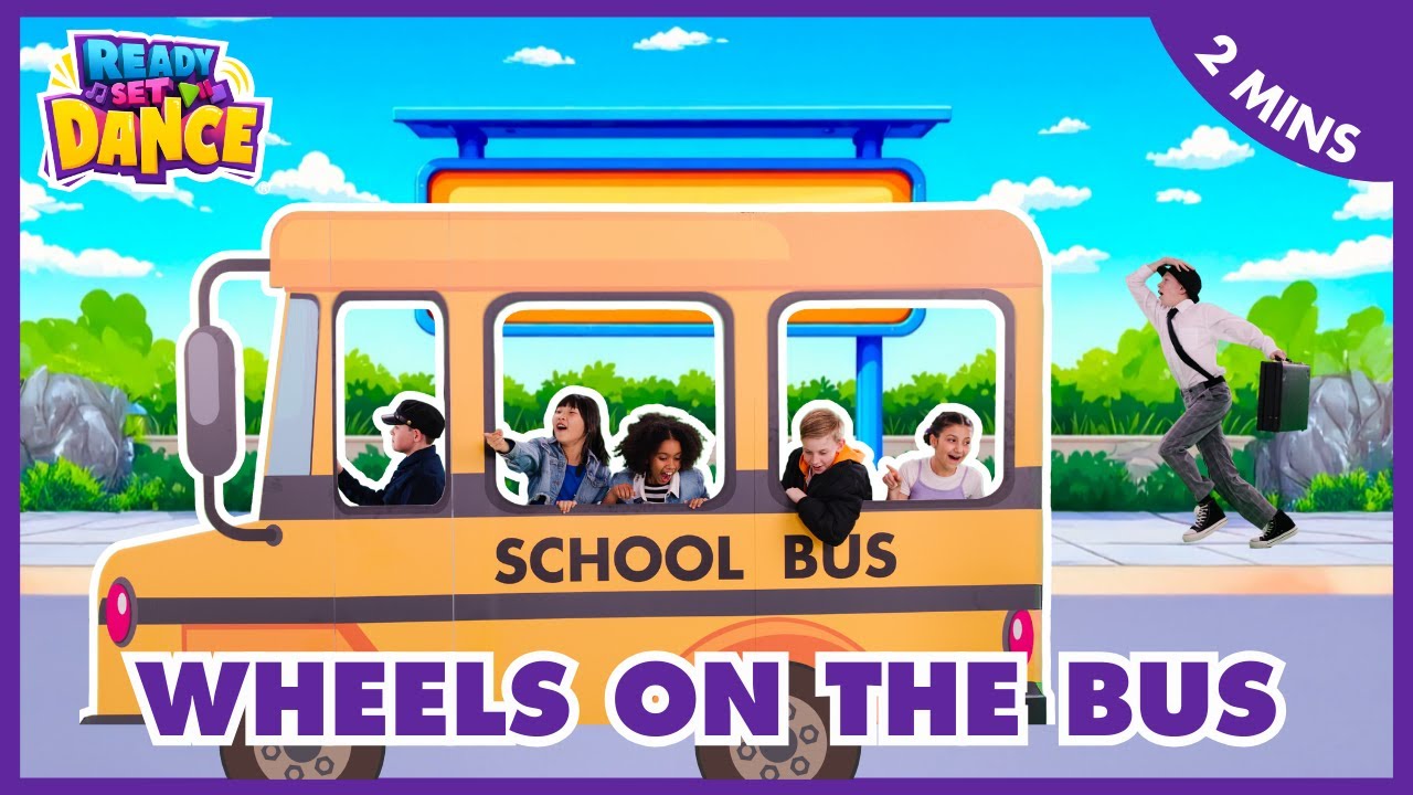 Wheels On The Bus 🚌 | Kids Dance Video | Ready Set Dance