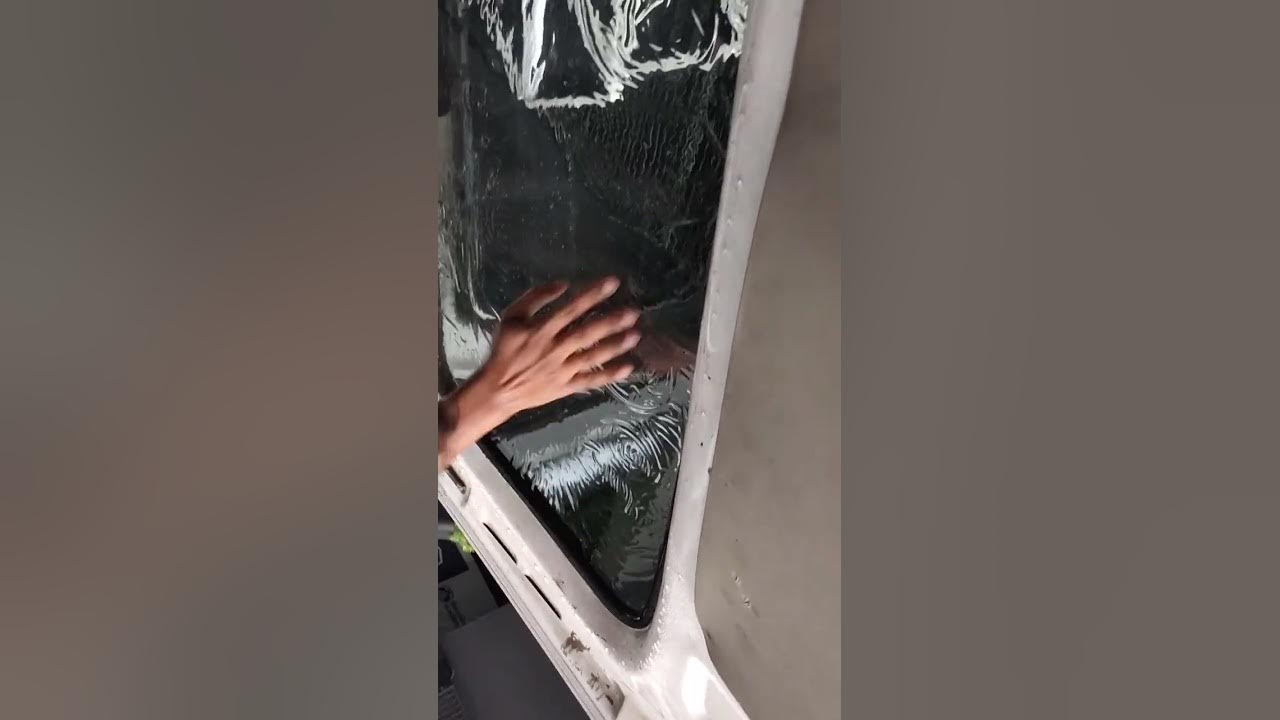 DIY Car Window Tinting Tutorial Maruti Suzki Eeco YouTube