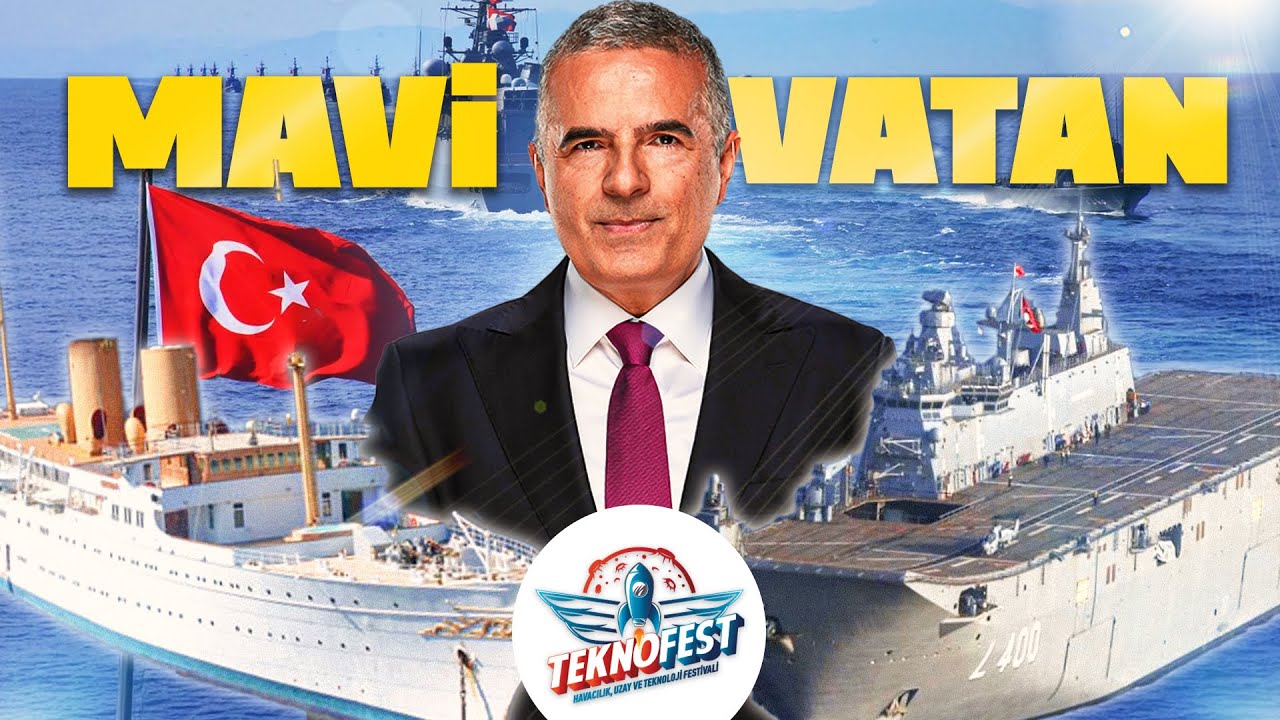 Savarona ve TCG Anadolu Gemileri Mavi Vatan'la Kucaklaştı | Türk Donanması'nın Gövde Gösterisi