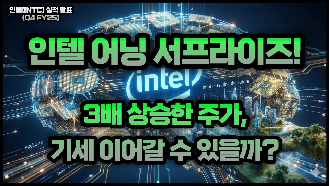 인텔 (INTC) 주가 분석 — 시세·전망·투자 포인트 총정리 (2026) — 주식 데이터 이미지
