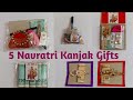 5 Navratri Kanjak Gifts | Easy DIY Kanya Pujan Gifts | Navratri Special Craft | Kanjak Gift 