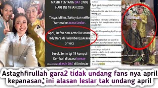 Download Lagu INI ALASAN LESLAR TAK UNDANG APRIL ASTAGHFIRULLAH FANS APRIL SAMPAI KATAKAN INI SOAL LESTI MP3