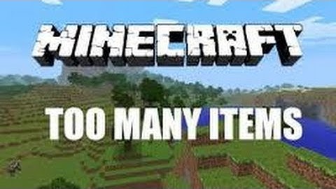 Toomanyitems 1.5.1 Minecraft DOWNLOAD - with LINK