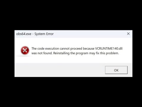 How to Fix obs64.exe – System Error in Windows 11 - Easy OBS Studio