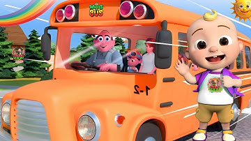 [ 4 MINUTE LOOP ] 🚍 Wheels on the Bus Sound Variations Remix 🎶 || Several Version | Giggle Rhymes