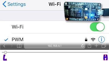 Web Based Brightness Controller using ESP8266