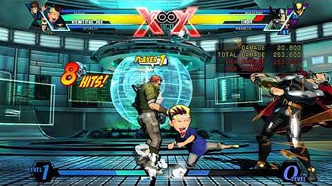 UMVC3 | Viewtiful Joe ToD on Thor | Midscreen | 1 Bar start | (ft. Spencer & Vergil)
