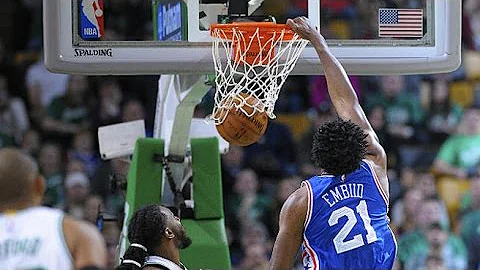 Joel Embiid misses dunk | Knicks vs Sixers | Jan 11