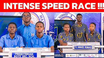 Ei😭🔥 What A heated SPEED RACE Btn Presec And TI Amass | #NSMQ2025